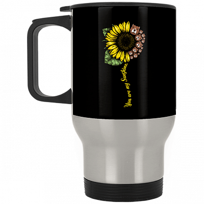 14 oz. Silver Travel Mug