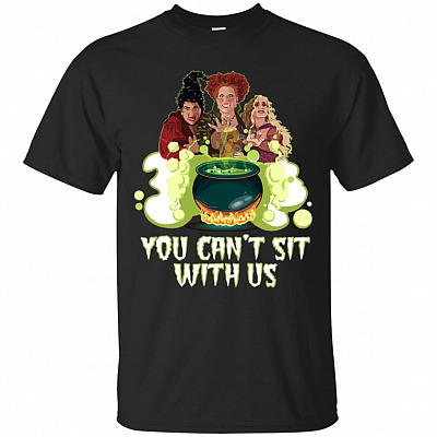 You Can't Sit with Us Hocus Halloween T-Shirt #2