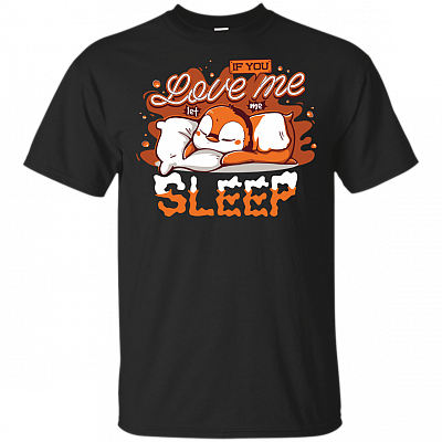 If You Love Me Let Me Sleep Cute Lazy Penguin T-Shirt
