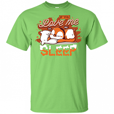 Alternative view of If You Love Me Let Me Sleep Cute Lazy Penguin T-Shirt