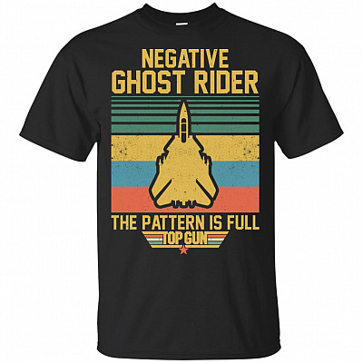 Negative Ghost Rider The Pattern Is Full T-Shirt