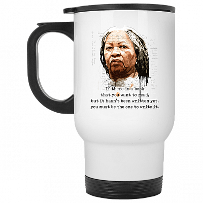 14 oz. White Travel Mug