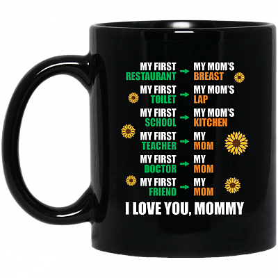 11 oz. Black Mug