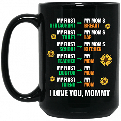15 oz. Black Mug