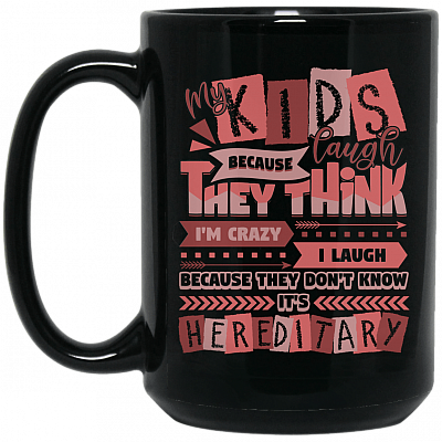 15 oz. Black Mug
