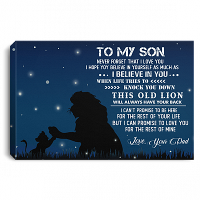 The Lion To My Love Son True King Quotes Sayings Gallery Framed Canvas Prints Unframed Poster Wall Art