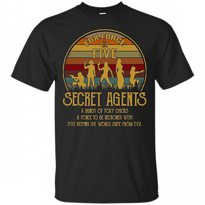 Fox Force Five Secret Agents T-Shirt