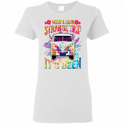 What A Long Strange Trip Ladies T-Shirt - Premium Ladies Triblend Dolman Sleeve Shirt