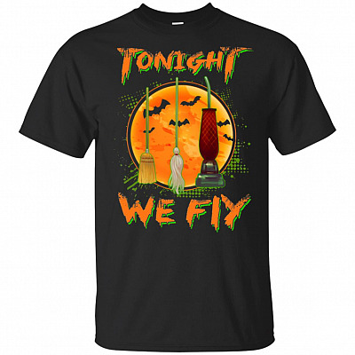 Tonight We Fly Brooms Three Witches Hocus Halloween T-Shirt