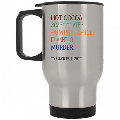14 oz. Silver Travel Mug