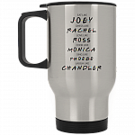 Eat Like Joey Dress Like Rachel Love Like Ross Cook Like Monica Friends Travel Mug