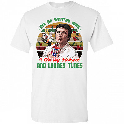 Vintage All He Wanted Was A Cherry And Looney Tunes T-Shirt