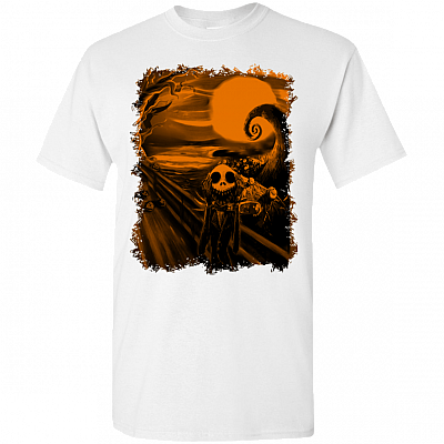 Funny Halloween The Scream Before Christmas T-Shirt
