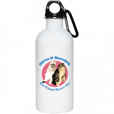 Alternative view of Original Olivia & Meredith Best Friends Pur Ever Swift Friends Cats Mug - Travel Mug - Stainless Steel Bottle - Beer Stein