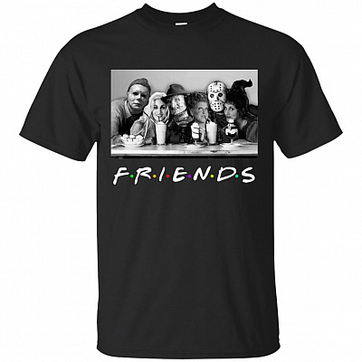 Friends Hocus Pocus Michael Freddy Jason Halloween T-Shirt