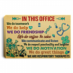 In This Office We Are Respiratory Therapists Framed Canvas Prints - Unframed Poster
