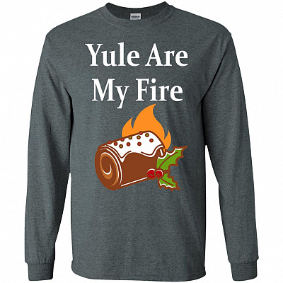 Alternative view of Yule are My Fire Hoodie - Long Sleeve - Sweatshirt