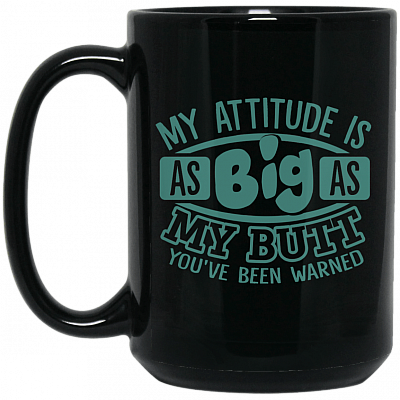 15 oz. Black Mug