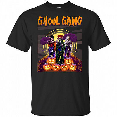 Ghoul Three Witches Gang Halloween T-Shirt
