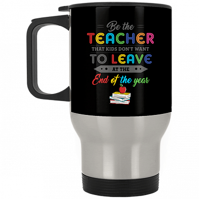 14 oz. Silver Travel Mug