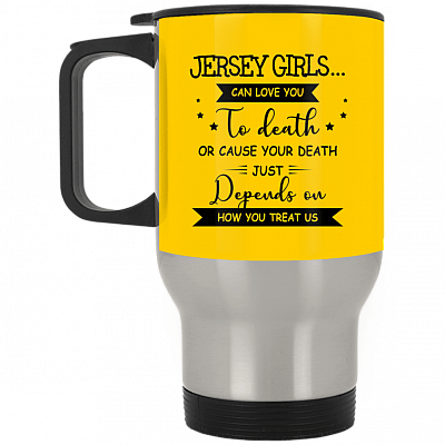 14 oz. Silver Travel Mug