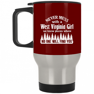 14 oz. Silver Travel Mug