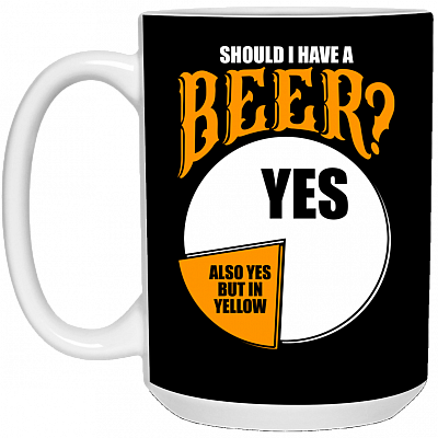 15 oz. White Mug