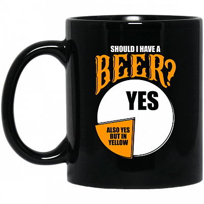 11 oz. Black Mug