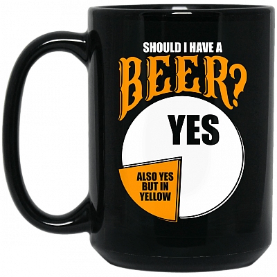 15 oz. Black Mug