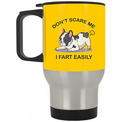 14 oz. Silver Travel Mug