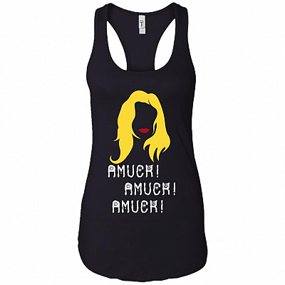 Amuck Amuck Amuck Three Hocus Triple Witches Pocus Cotton Tank Top Tee - Ladies Racerback Tank
