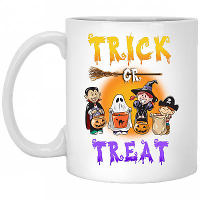 Trick Or Treat Ceramic Coffee Mug - Water Bottle - Color Changing Mug