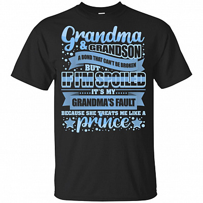 Grandma Grandson A Bond Can't Be Broken Youth Shirt