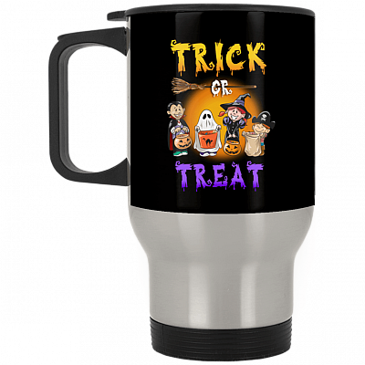 14 oz. Silver Travel Mug