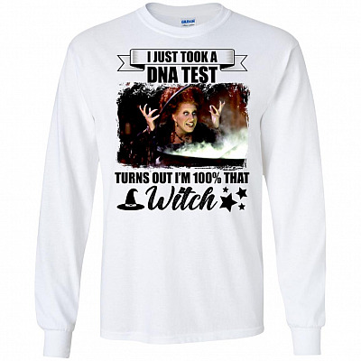 I Took A D-N-A Test Turns Out I Am 100% That Witch Hocus Hoodie - Long Sleeve - Sweatshirt