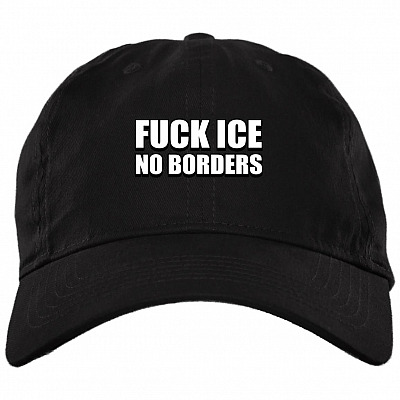 Fu-ck I-C-E - No-Borders Twill Cap - High-Profile Snapback -Trucker Hat