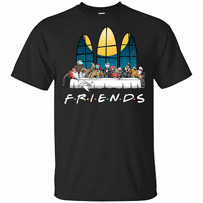 Nightmare Before Christmas Friends Halloween Skellington T-Shirt - The Last Dinner Before Halloween Shirt