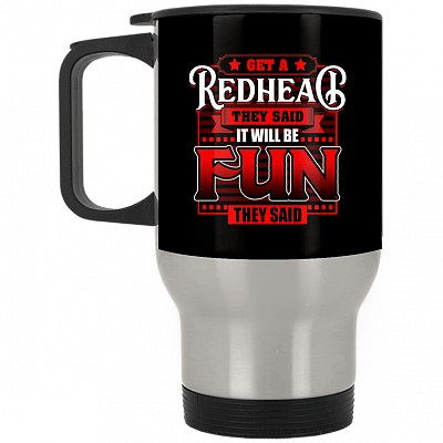 14 oz. Silver Travel Mug