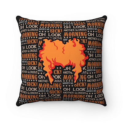 Oh Look Another Glorious Morning Makes Me Sick Winifred Hocus Pocus Throw Pillow - Decorative Pillow