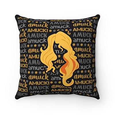 Amuck Amuck Amuck Sarah Hocus Pocus Throw Pillow - Decorative Pillow - Indoor Outdoor Cushion