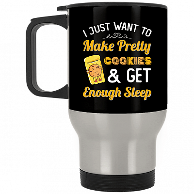 14 oz. Silver Travel Mug