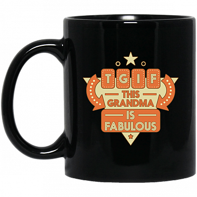 11 oz. Black Mug
