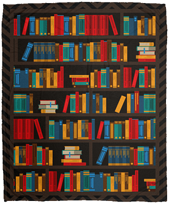 Booksheves Fleece Blanket - Premium Sherpa Blanket - Woven Blanket