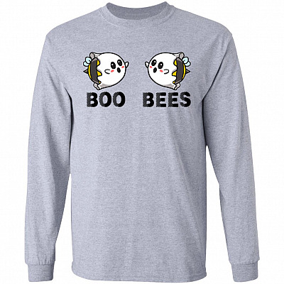 Boo Bees Funny Halloween Bo-obs Hoodie - Sweatshirt - Long Sleeve