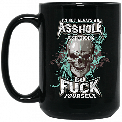 15 oz. Black Mug
