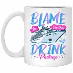 Blame It on the Drink Package Ceramic Coffee Mug - Beer Stein - Water Bottle - Color Changing Mug