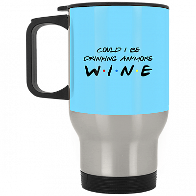 14 oz. Silver Travel Mug