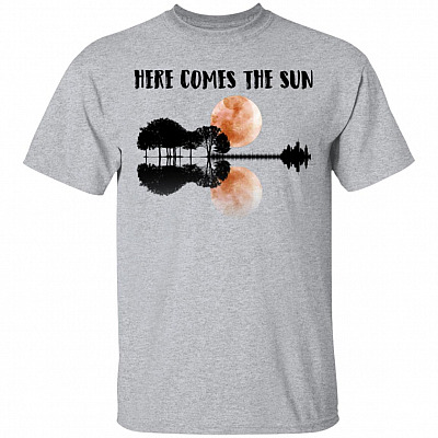 Here Comes The Sun Guitar Lover T-Shirt