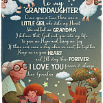 To My Granddaughter Once Upon A Time There Was Fleece Blanket - Premium Sherpa Blanket - Woven Blanket