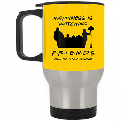 14 oz. Silver Travel Mug